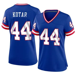 Men's Doug Kotar New York Giants No.44 Limited Vapor